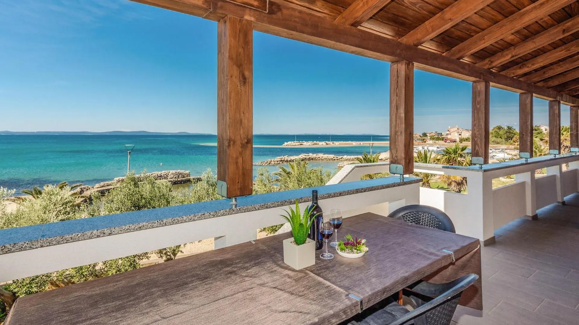 Awesome Apartment In Privlaka With House Sea View